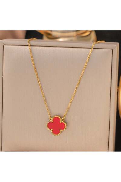 KEVSA Jewelry Colier din oțel inoxidabil Alhambra - LPD1430