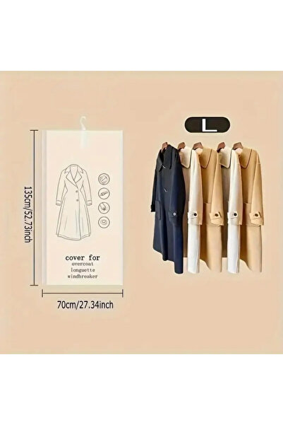 LUXER Σακούλα ηλεκτρικής σκούπας για την αποθήκευση ογκωδών ρούχων με κρεμάστ...