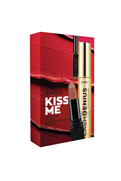 AVON Kiss Me Lash Genius Maskara&Mat Ruj Paketi
