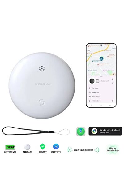 BIRAI Localizator anti-pierdere SafeTag (Android) – GPS/Bluetooth, fără carte...