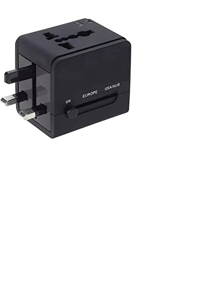 OEM Universal plug adapter,2 charging cables, 2 x USB, Eu/Uk/Au/Usa/Jp/Uae