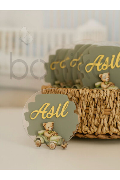 Bonika هدية للأطفال حديثي الولادة مغناطيس بليكسي (10 قطع في أكياس شفافة)