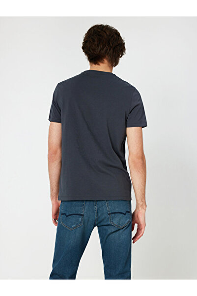 Loft Ανδρικό μονόχρωμο μπλουζάκι - Lf2029278