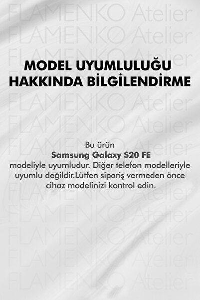 FLAMENKO Samsung Galaxy S20 FE Dünya Haritası ve Pusula Desenli Şeffaf Telefon Kılıfı