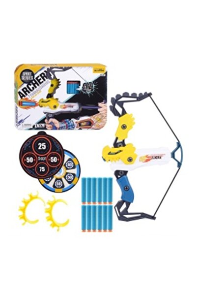 CREATIVE Crossbow set with target and 12 soft bullets, for children 3 years+, blue-yellow