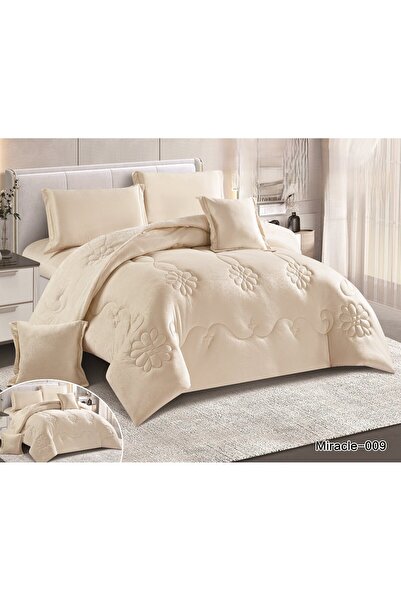 Moon Winter bedspread for one person, soft velvet material, size 220*170