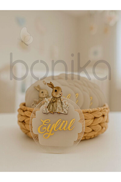 Bonika Baby Newborn Gift Plexiglass Magnet (10 Pieces in Transparent Bags)