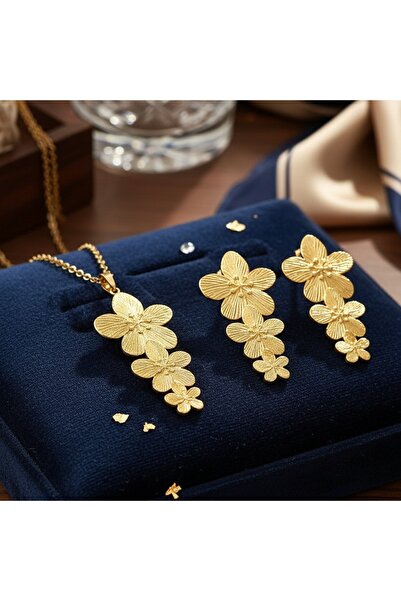 KEVSA Jewelry Set colier și cercei din oțel inoxidabil - LPD1477