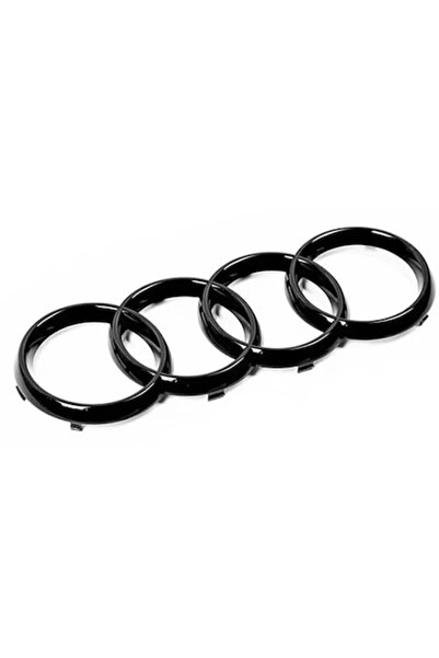 OEM Insignă grilă față Audi - Neagră, 273 mm, compatibilă cu A3/A4/A5/A6/A7