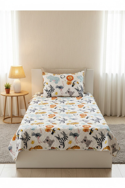 milroma Safari Animals Children's Pique