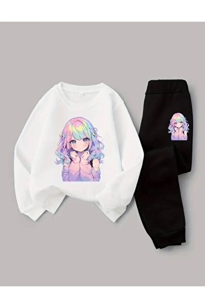 No Plan SET DE TRENING PENTRU FETE, CU IMPRIMARE ANIME, CU PARTI SUPERIOR INF...