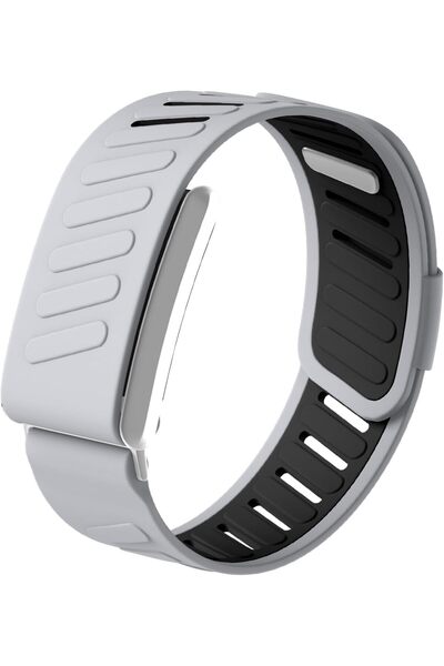 NEONI Flow-Fit Comfort WHOOP 5.0 Soft-Touch Silicone Replacement Wrist Strap (Gray)