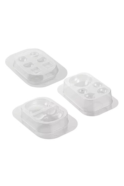 silikomart Kit matrite pentru ciocolata, Mos Craciun 3D, Santa by Raul Bernal, 188x248 mm