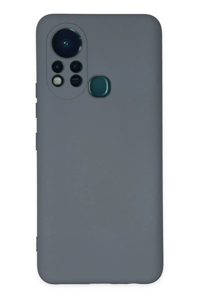 New Face Mtxdpn Infinix Hot 11S Case Nano Inside Velvet Silicone (193529) - Grey