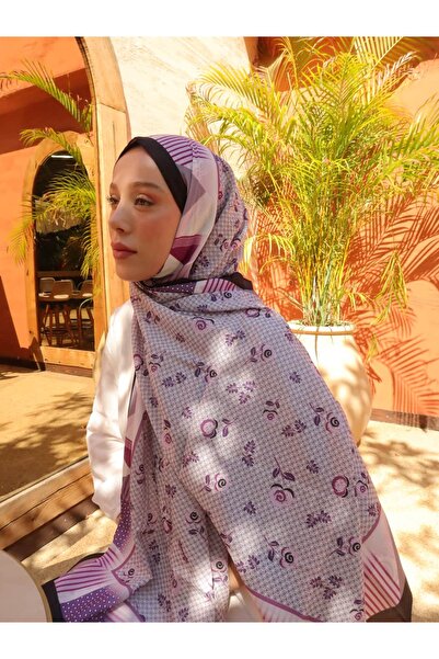 Modakaşmir Nura Desen Medine İpeği Şal