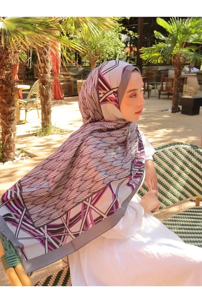 Modakaşmir Nuren Desen Medine İpeği Şal