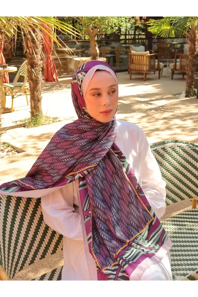 Modakaşmir Şal din mătase Nuren Pattern Medina