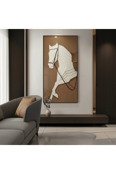 Noire Art At Figürü Tablo