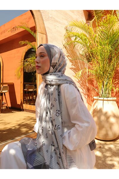 Modakaşmir Nura Desen Medine İpeği Şal