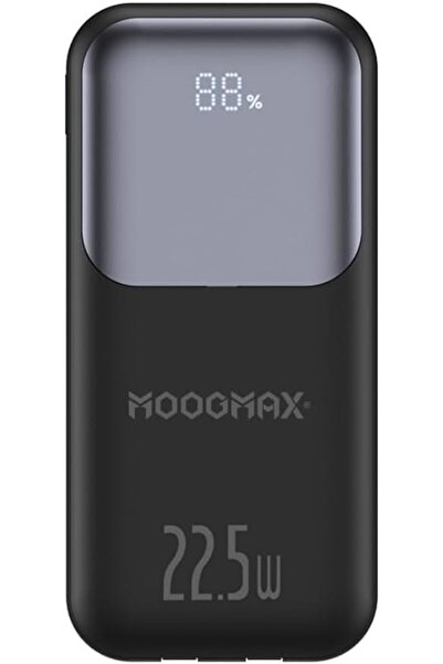 MOOGMAX بنك طاقة جيب بسعة 10000 مللي أمبير مع شاشة عرض رقمية، 22.5 واط، مزود ...