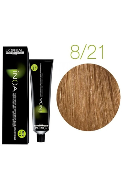 İNOA Yağ ile Güçlendirilmiş Formüllü Amonyaksız 8.21 Açık Kumral İrize Küllü ...