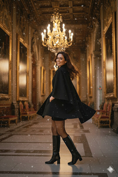 LİMABEL Black Tunic New Season Comfortable Modern Stylish Combination-3