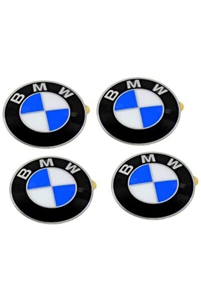 Rqiurpn Set de 4 capace centrale de roți pentru BMW 1/3/X3/X5/Z4, 68 mm