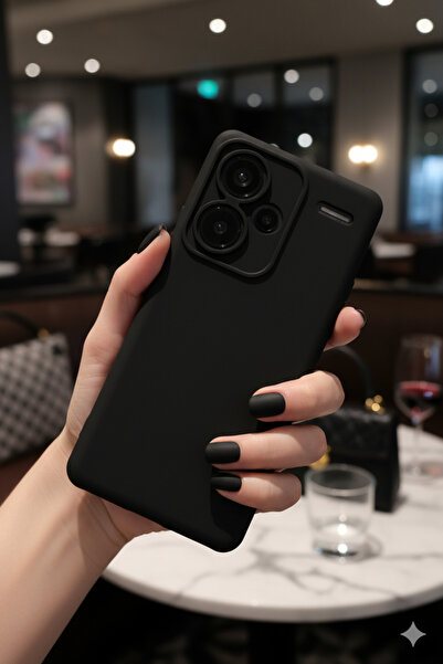 TechTrove Xiaomi Redmi Note 13 Pro Plus Kılıf Içi Kadife Süet Tasarımlı Kamer...