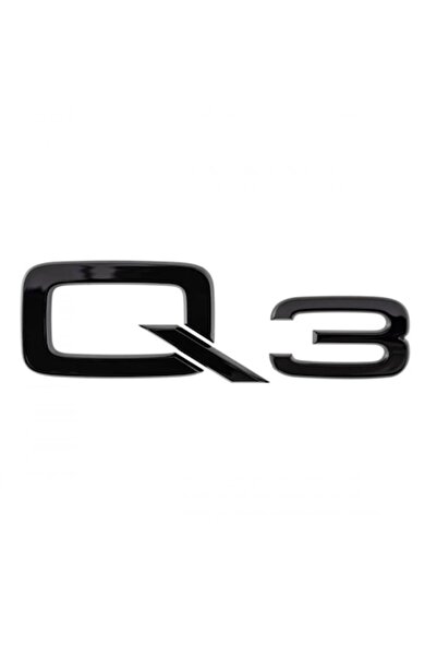 Audi Emblemă Q3, Negru lucios