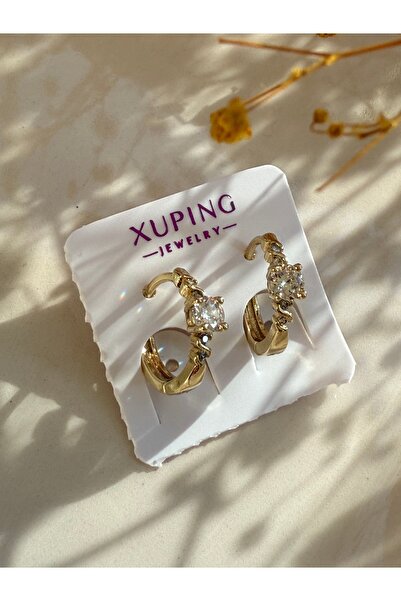 Blotch Zircon Single Stone Cicili Hoop Girl's Earring