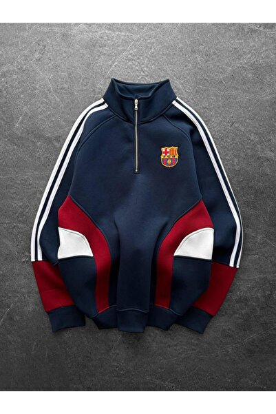 KUN SPORTSWEAR PREMIUM ΡΕΤΡΟ ΕΘΝΙΚΟ ΣΧΕΔΙΟ ΦΟΥΤΕΡΙΑ ΜΕ ΜΙΑ ΜΙΑ ΜΟΝΑΔΑ ΦΕΡΜΟΥΑΡ OVERSIZE UNISEX