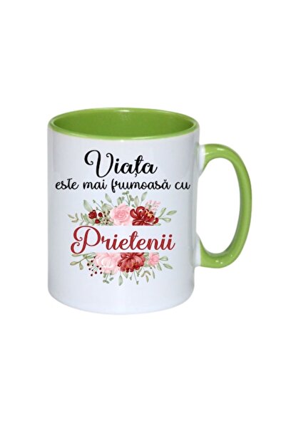 T&M Personalizare Cană personalizată - Viața e mai frumoasă cu prietenii! Int...