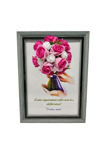 T&M Personalizare Tablou înrămat A4 (30x21 cm) - „Există o singură măsură a i...
