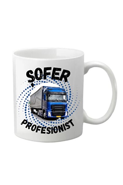T&M Personalizare Cană personalizată - Șofer profesionist, albă, 330 ml, v2