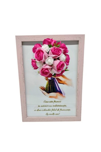 T&M Personalizare Înrămat A4 (30×21 cm) - „Frumusețea interioară nu îmbătrâne...