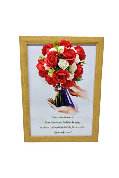 T&M Personalizare Înrămat A4 (30x21 cm) - „Frumoasele din interior nu îmbătrâ...