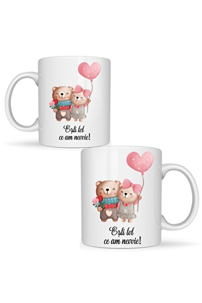 T&M Personalizare Cană personalizată „Ești tot ce am nevoie” - Ziua Îndrăgost...