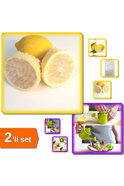 HerEveOyuncak Bahçıvan Limon Sıkacağı + 500 Adet Limon Bonesi Seti - Narenciy...