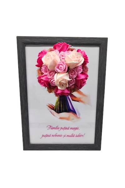 T&M Personalizare Tablou înrămat A4 (30x21 cm) - „Puțină magie, puțină nebuni...