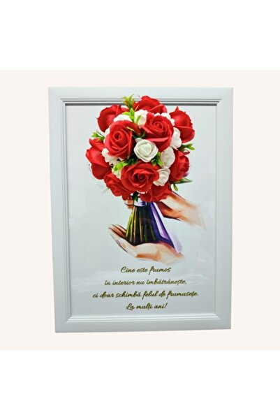 T&M Personalizare Tablou înrămat A4 (30x21 cm) - „Cele frumoase din interior ...