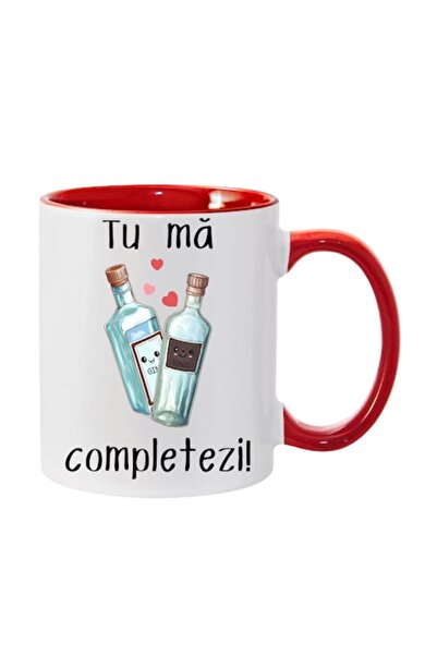 T&M Personalizare Cană personalizată „Mă completezi” v32, Dragobete, Ziua Înd...