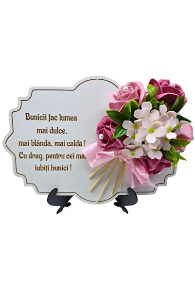 T&M Personalizare Tablou multiform conturat din lemn A4 (30x21 cm) - „Bunicii...