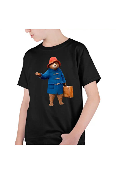 OEM Tricou Copii Baieti Paddington Valiza Urs