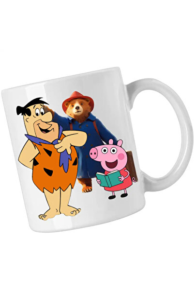 OEM Paddington Flintstone Peppa Pig Purcelus mug
