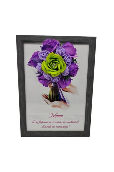 T&M Personalizare Imprimeu înrămat A4 (30x21 cm) - „Mamă, nu cere nimic, dar ...