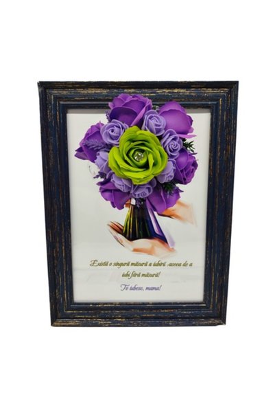 T&M Personalizare Tablou înrămat A4 (30x21 cm) - Există o singură măsură a iu...
