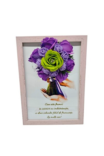 T&M Personalizare Tablou înrămat A4 (30x21 cm) - „Frumosul din interior nu îm...