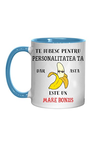 T&M Personalizare Cană personalizată - Te iubesc pentru personalitatea ta! v1...