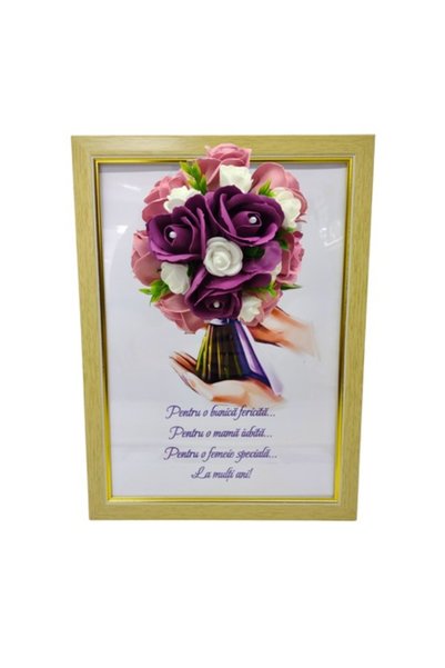 T&M Personalizare Înrămat A4 (30x21 cm) - Pentru o bunică/mamă/femeie special...