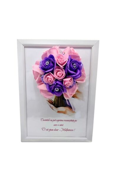 T&M Personalizare Tablou înrămat A4 (30x21 cm) – „Cuvintele nu pot exprima re...